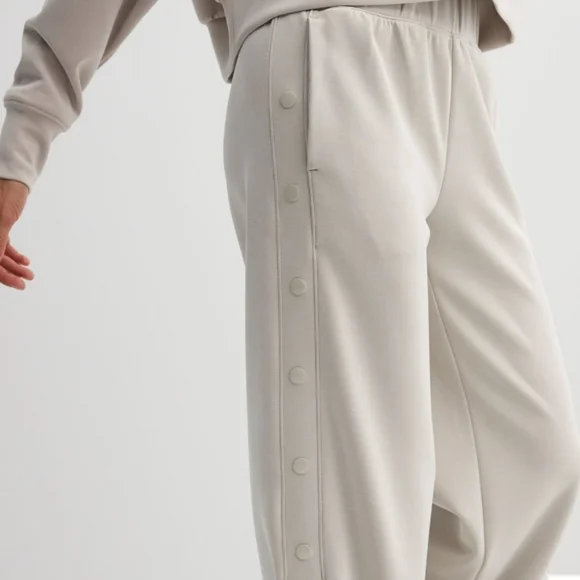 NWT FLX Women's High-Rise Wide Leg Pants Cream Sz XXL Long - Picture 3 of 4